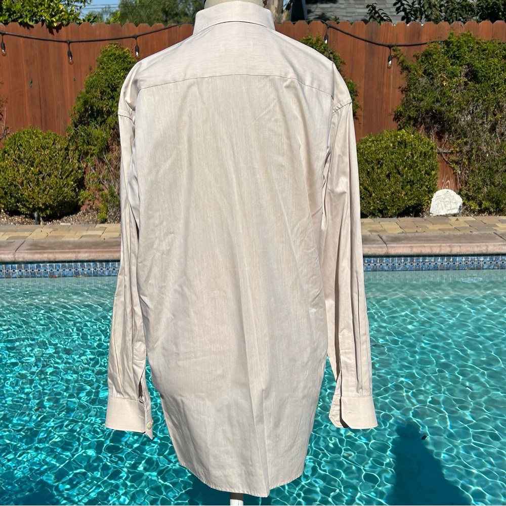 Eterna Light Peach Button Down - Picture 4 of 6